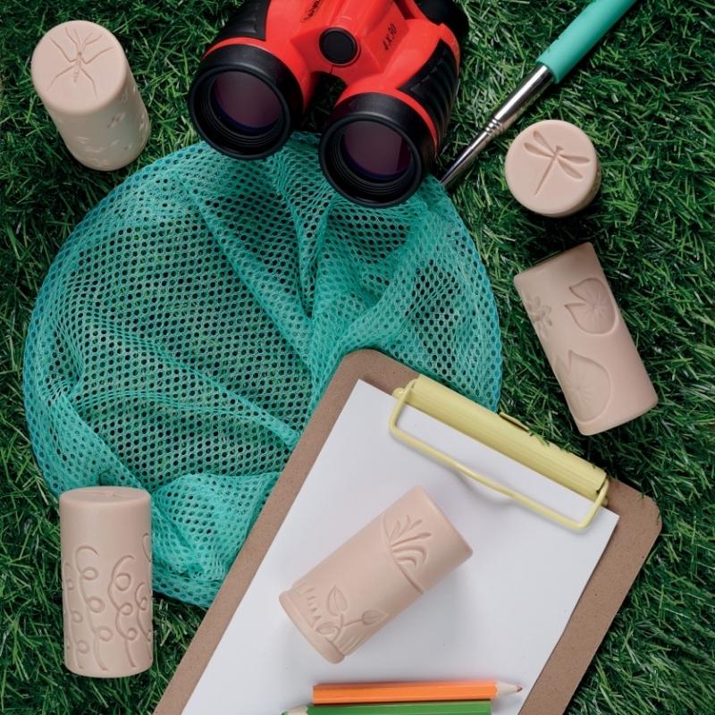 Let's roll - 6 Stempel Rollers leven in de vijver - Yellow Door