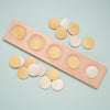 Houten tray met 5 vakjes - Yellow Door