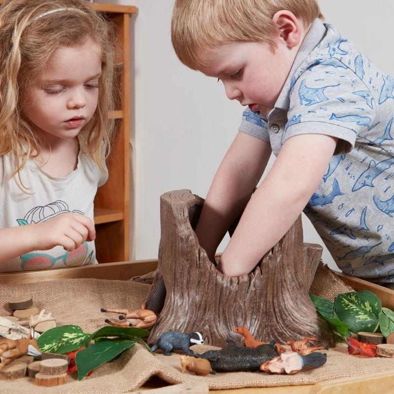 Grote Boomstronk van hars-steenmix 25 cm - Yellow Door