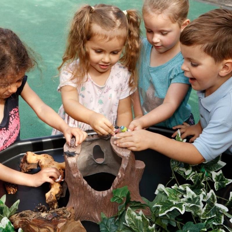 Grote Boomstronk van hars-steenmix 25 cm - Yellow Door