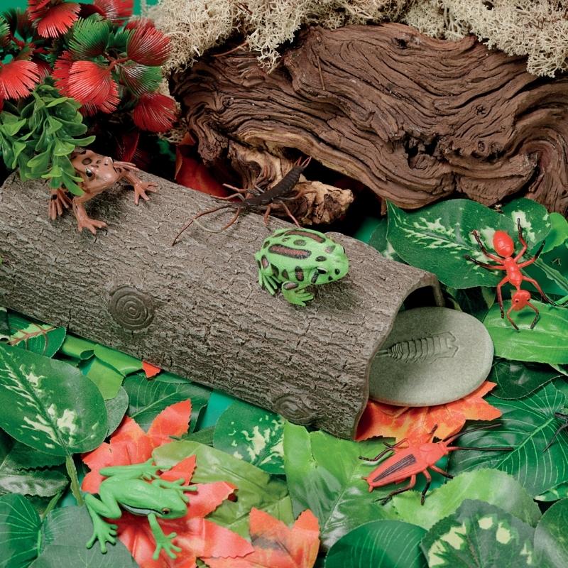 Holle boomstam van hars-steenmix 23 cm - Yellow Door