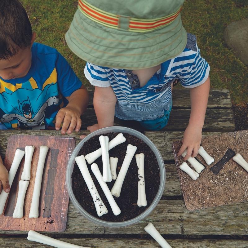 Activiteiten kaarten voor bij Dino Botten 16 stuks - Yellow Door