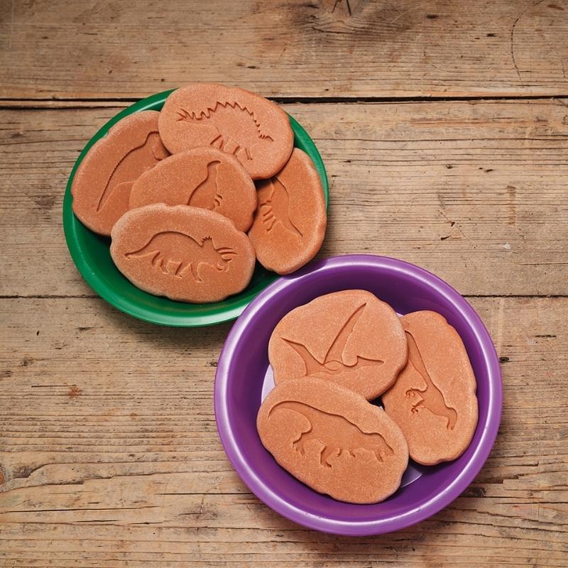 Dinosaurus Stempel Stenen dubbelzijdig (8 stuks) - Yellow Door