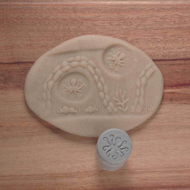 Let's roll - 6 Stempel Rollers met zeedieren - Yellow Door