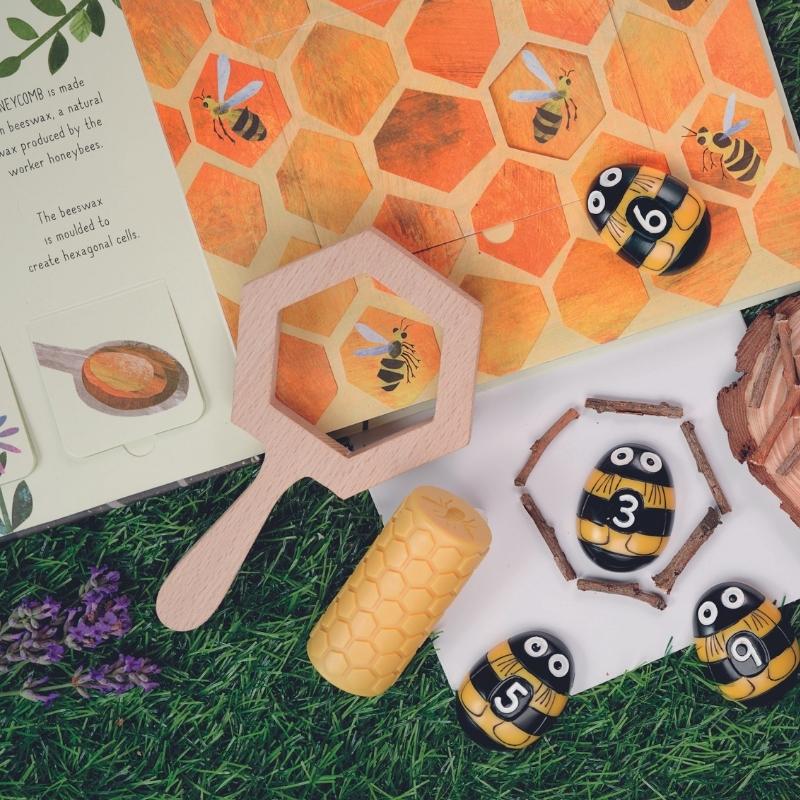 Let's roll - 6 Stempel Rollers met insecten - Yellow Door