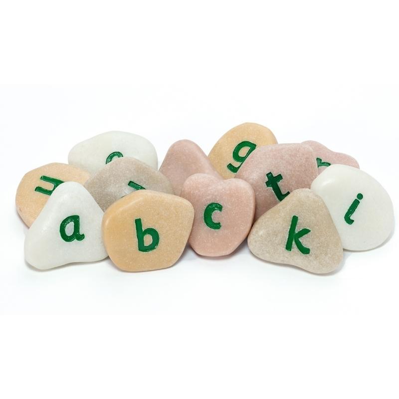 26 alfabet stenen kleine letters - Yellow Door