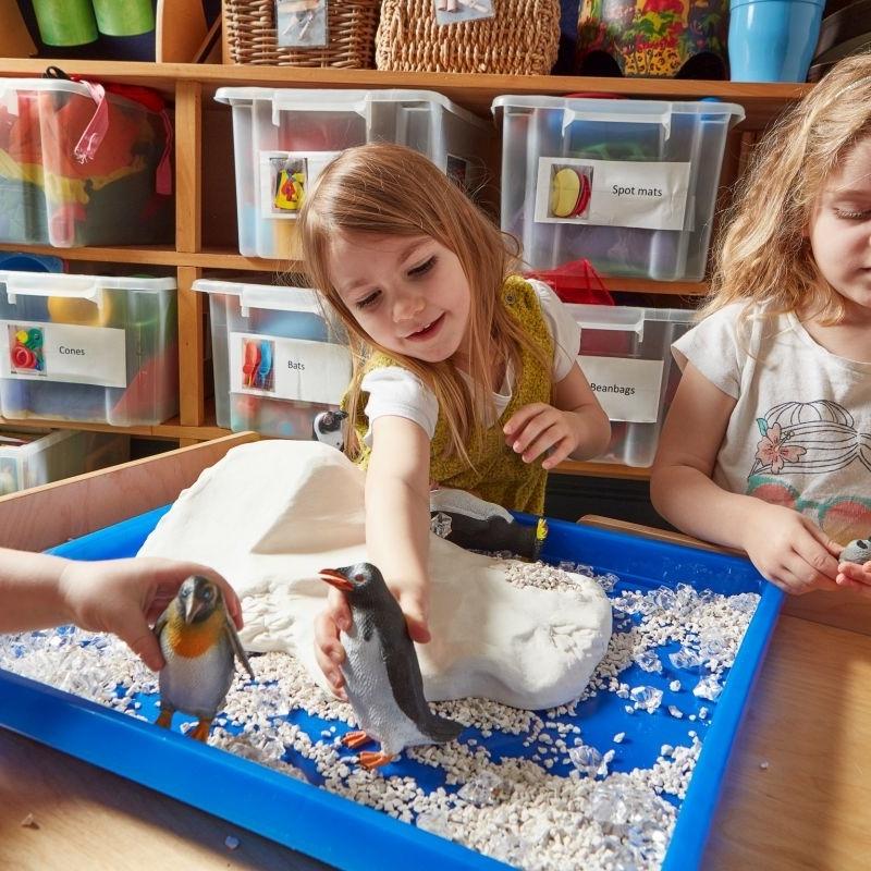 Grote ijsberg van hars-steenmix 40 cm - Yellow Door