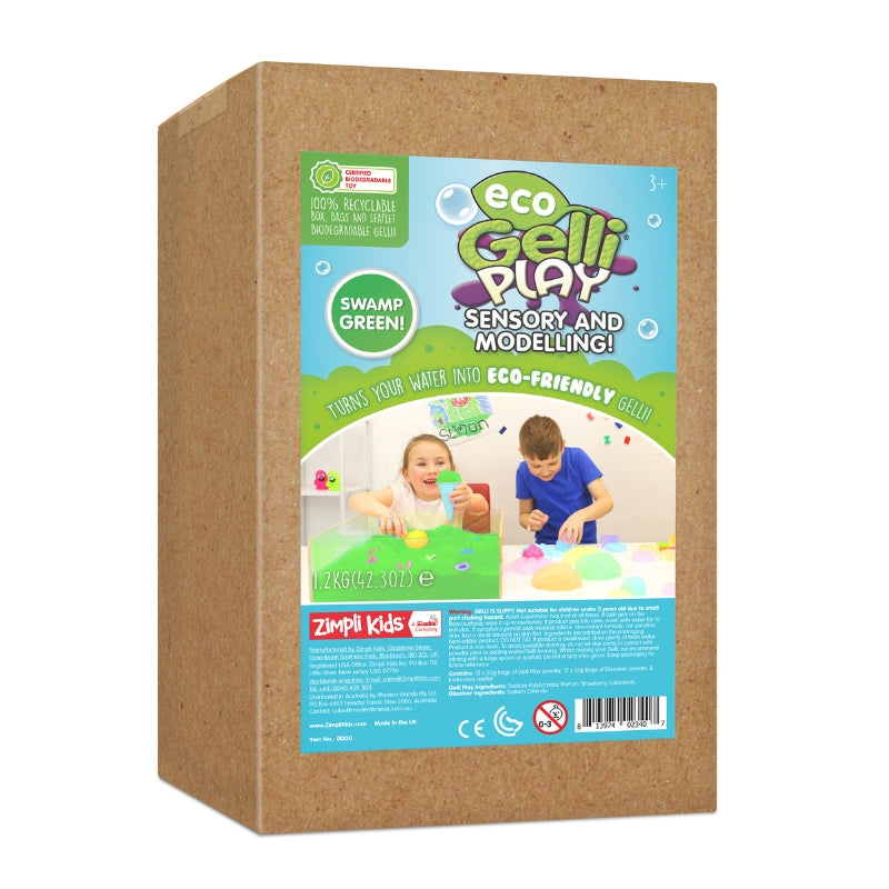 Sensorische gelli 'Swamp green' (1,2 kg - 144 liter) - Zimpli Kids