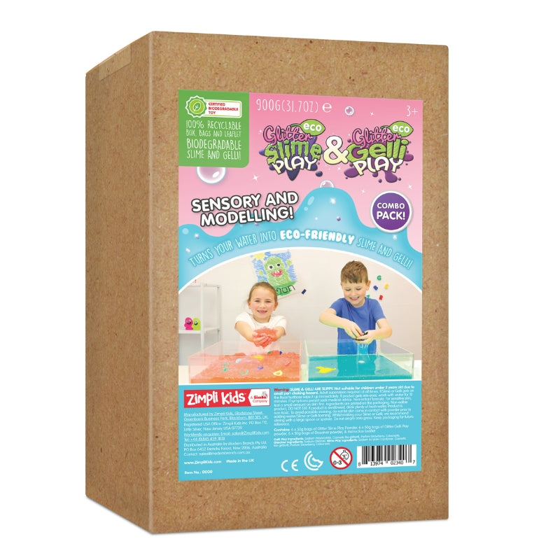 Sensorische Gelli en Slijm 'Combo pack glitter' (1,2 kg - 144 liter) - Zimpli Kids