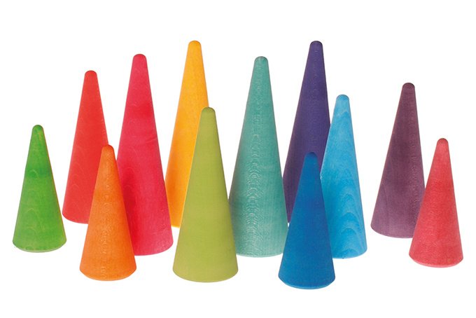 Grimm's - Houten Regenboog Bos (12 stuks)