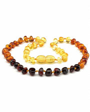 Barnsteen kinder kettinkje - rainbow (38 cm)