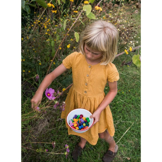 Grapat - Mandala Regenboog Paddenstoel 36 stuks - Grapat