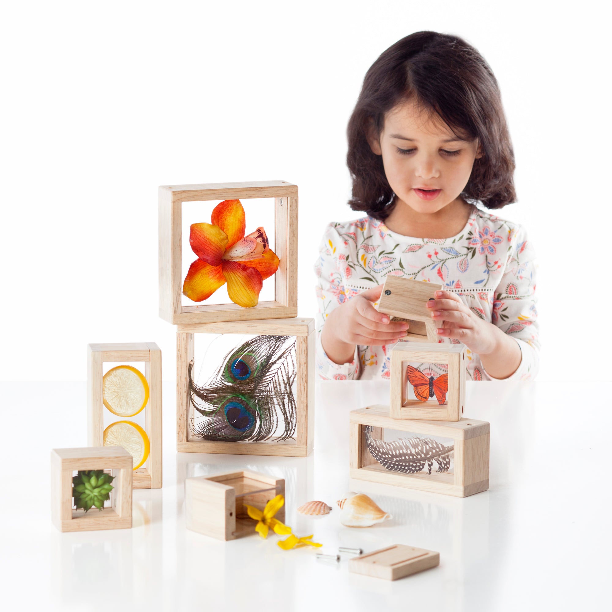 Guidecraft - 8 Treasure Blocks (schat-ontdekkings blokken) - transparant