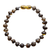 Barnsteen Volwassenen armband - olive (19 cm)