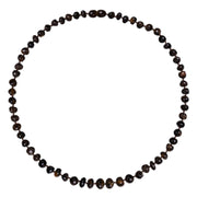 Barnsteen ketting volwassenen - olive (45 cm)