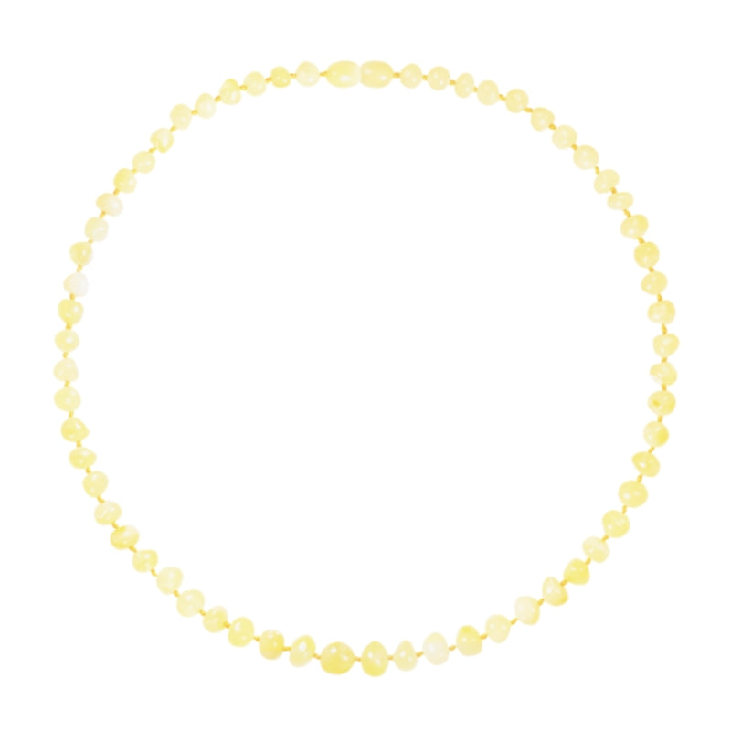 Barnsteen ketting volwassenen - milk (45 cm)