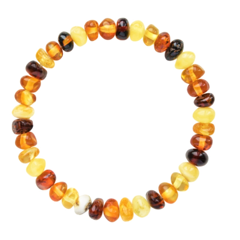 Barnsteen Volwassenen armband - multi 4 colors (19 cm)