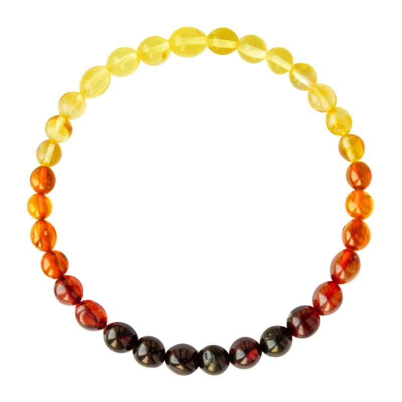 Barnsteen Volwassenen armband - Rainbow (19cm)