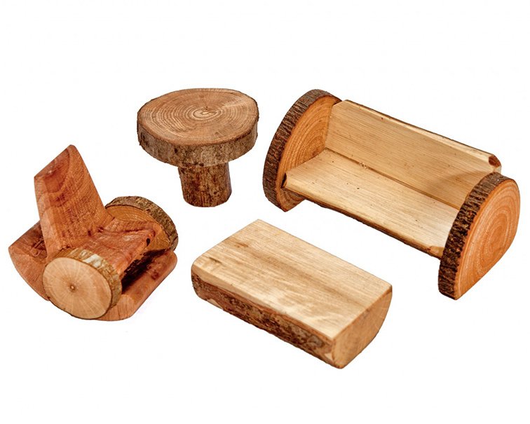 Magic Wood Woonkamer voor in poppenhuis-boomhuis