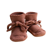 Hvid - slofjes - 100% merinowol - Brick