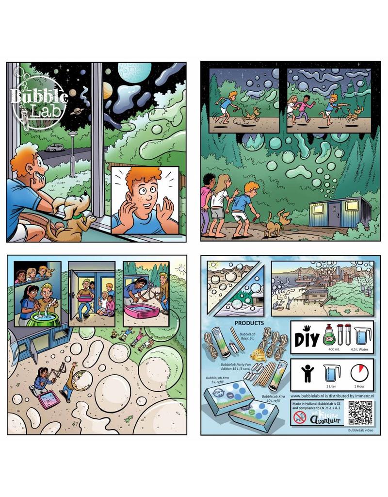 BubbleLab - Party Fun Editie - grote bellen blazen!
