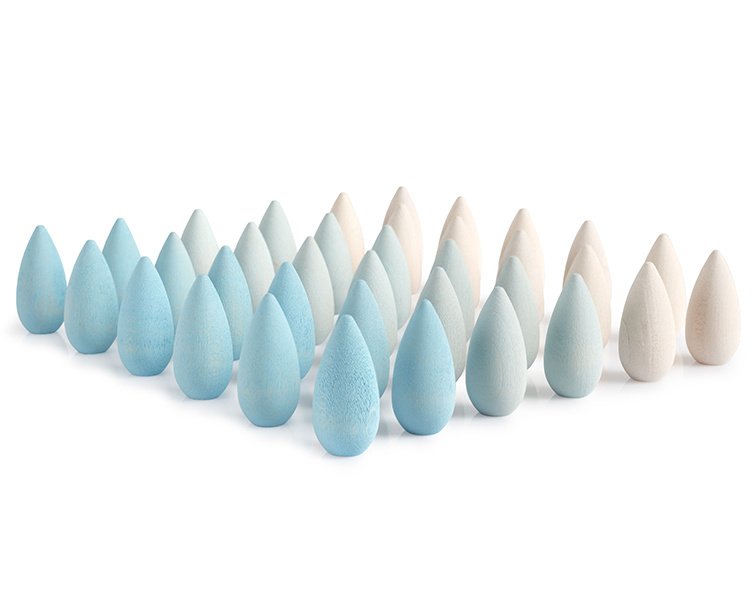 Grapat - Mandala - Sneeuwvlok (blauw) 36st - Grapat