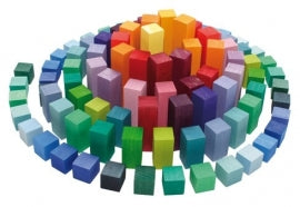 Grimm's - Houten Blokken Piramide (100 stuks) klein