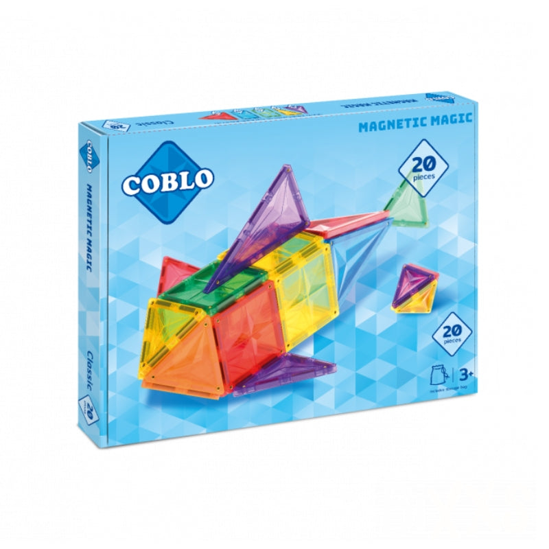 Coblo - Magnetisch constructiespeelgoed 20 stuks