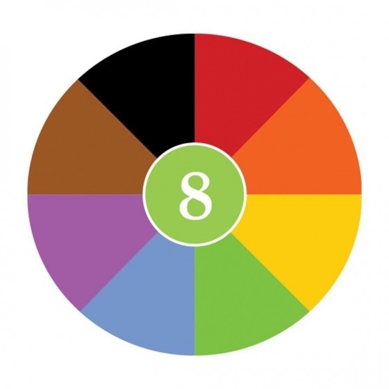 Crayon Rocks - 8 kleuren in ecru katoenen zakje