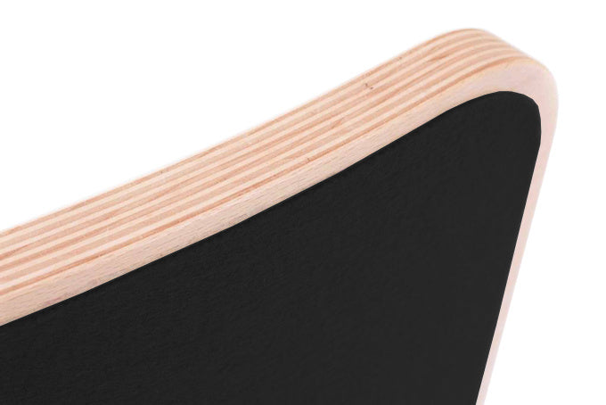 Wobbel XL - Blank gelakt - zwart