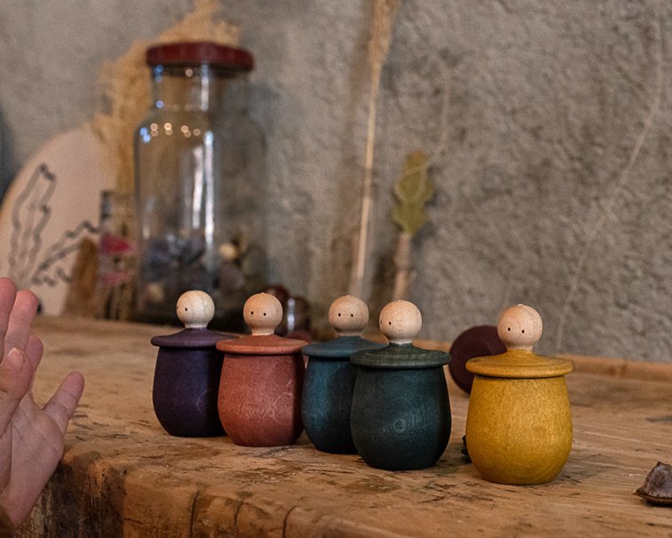 Grapat - Little Things, Houten Wensdoosje Paars - Grapat