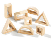 TickiT - Spiegel Blokken Set - Groot (8 stuks)