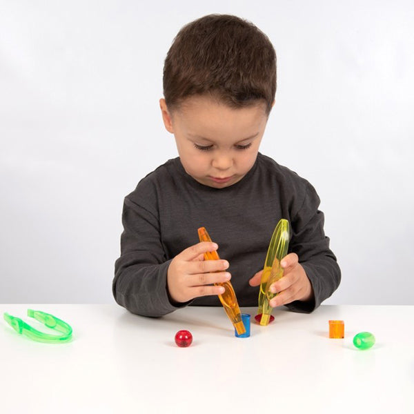 TickiT - 12 gekleurde grote pincetten