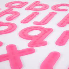 TickiT - Silishapes transparante siliconen letters om te voelen (26 stuks)