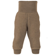 Engel Natur - 100% wol-fleece broekje - Walnoot