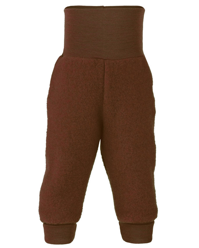 Engel Natur - 100% wol-fleece broekje - Kaneel