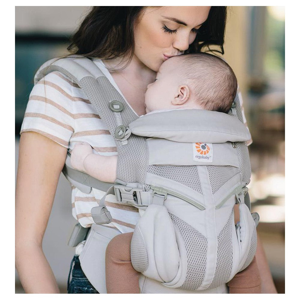 Ergobaby ergonomische draagzak Omni 360 Pearl Grey - Air Mesh