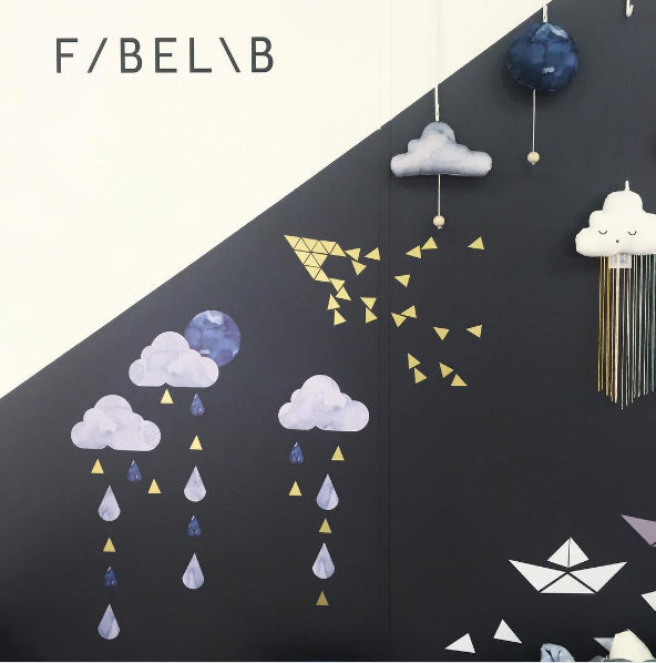 FABELAB - Wolken Mobiel - Regenboog