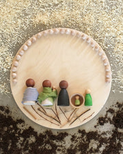 Grapat - Houten Speelplaat-Seizoenstafel - 38cm