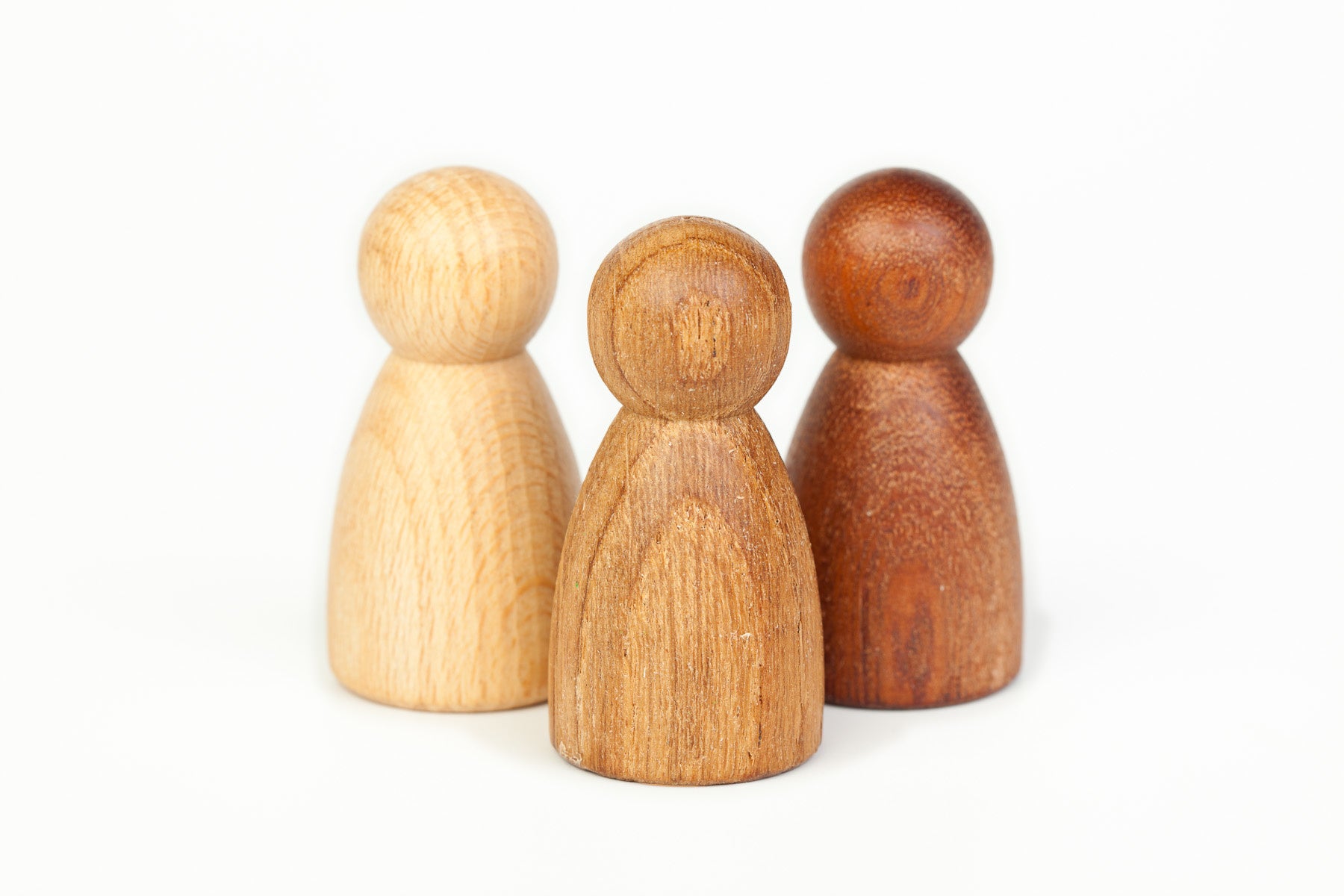 3 houten Nins® poppetjes - Grapat