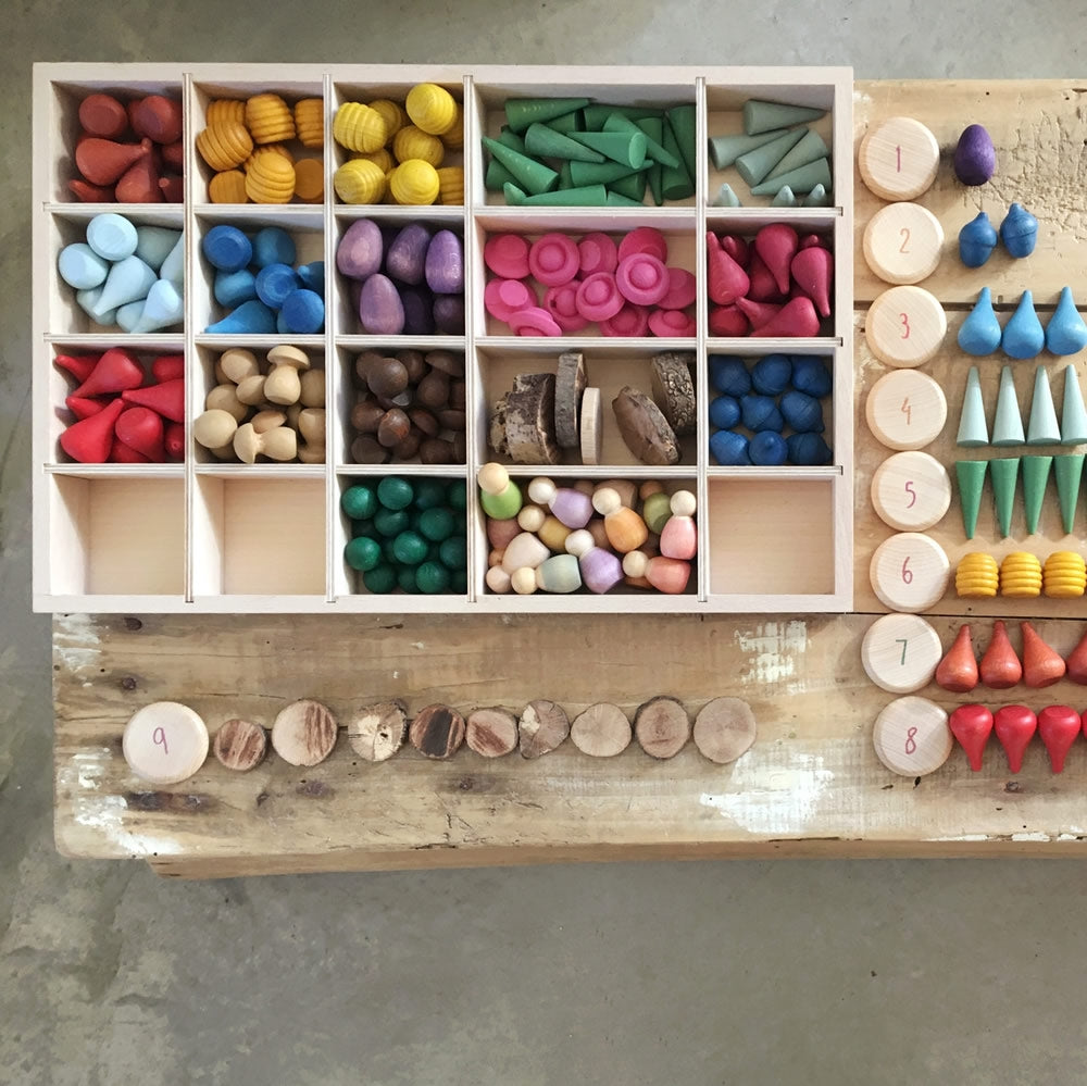 Grapat - Houten Tinker Tray Sorteerbak