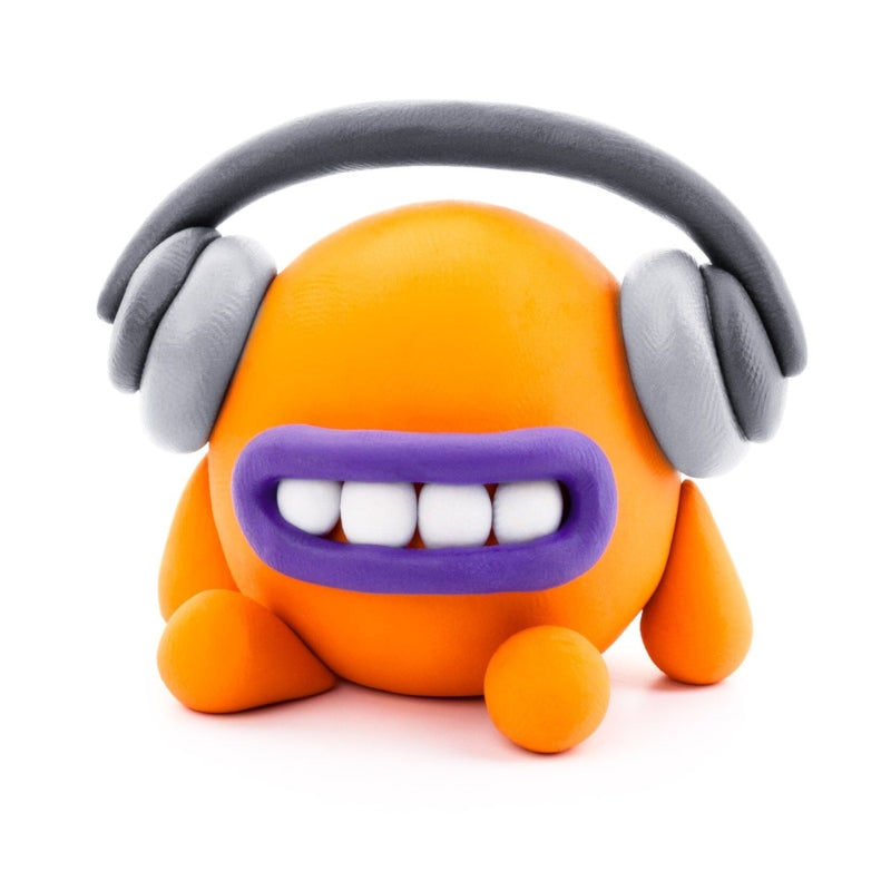 Hey Clay interactieve boetseerkleiset - 3 aliens - Volcano Bigfoot en Muzon (6 potjes)