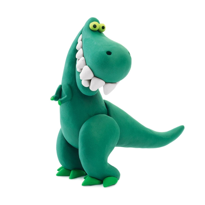 Hey Clay interactieve boetseerkleiset - 6 dino's (15 potjes)