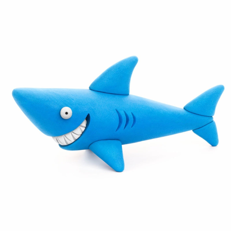 Hey Clay interactieve boetseerkleiset - oceaandier - haai