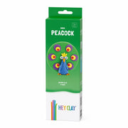 Hey Clay interactieve boetseerkleiset - vogel - pauw