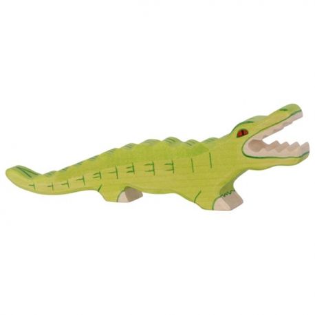 Holztiger - Houten Dieren - Krokodil 26 cm