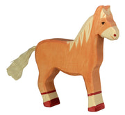 Holztiger - Houten Dieren - Paard bruin 14 cm
