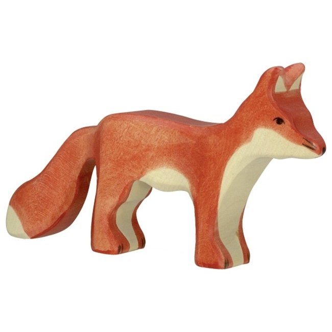 Holztiger - Houten Dieren - Vos staand 14 cm