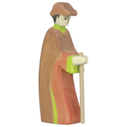 Herder met wandelstok 14 cm - Holztiger