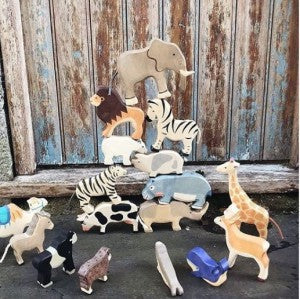 Holztiger - Houten Dieren - Hert - 15 cm